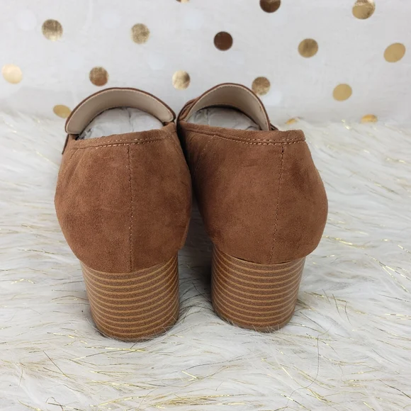 Liz Claiborne Marmara Refined Comfort  Brown Suede Penny Loafers Size 8M - Picture 7 of 12